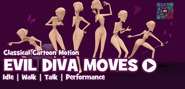 Classical Cartoon Motion - Evil Diva Moves 